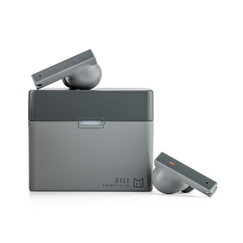 Moondrop MOCA True Wireless Headphone (TWS) Bluetooth 5.4 Designed for Ease of Use and Convenience (Gray)