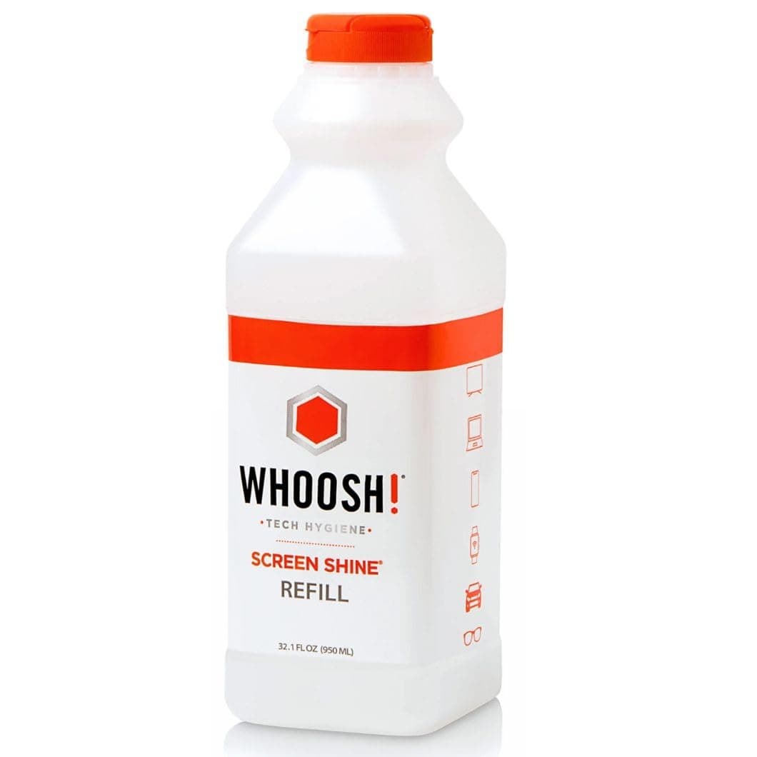 WHOOSH! Electronic Screen Cleaner Refill, 32 fl oz | Pro Premium Screen Cleaner for Screen Cleaning Liquid Refill, Eco-Friendly, Safe, Screen Cleaner Spray Refill for TV, Computer Monitor