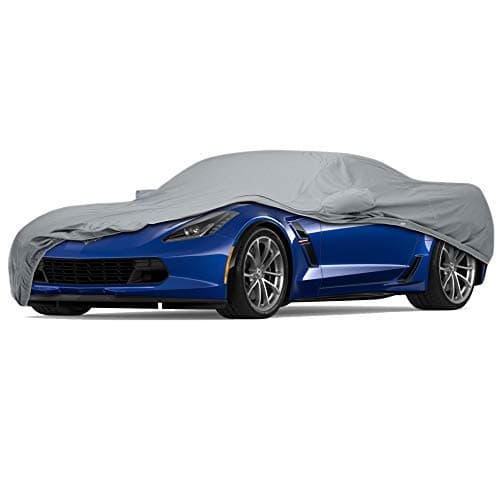 5 Layer Custom Fit Cover for Chevy Corvette C4 Durable Dustproof Full Coverage Windproof with Mirror Pockets