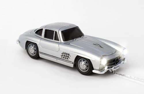 Mercedes Benz 300SL USB Wired Optical Computer Mouse - Silver