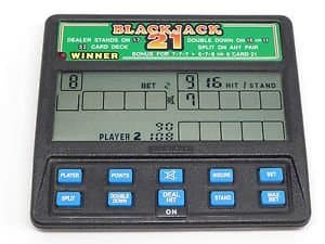 Radica Blackjack 21 Hand Held Electronic Game