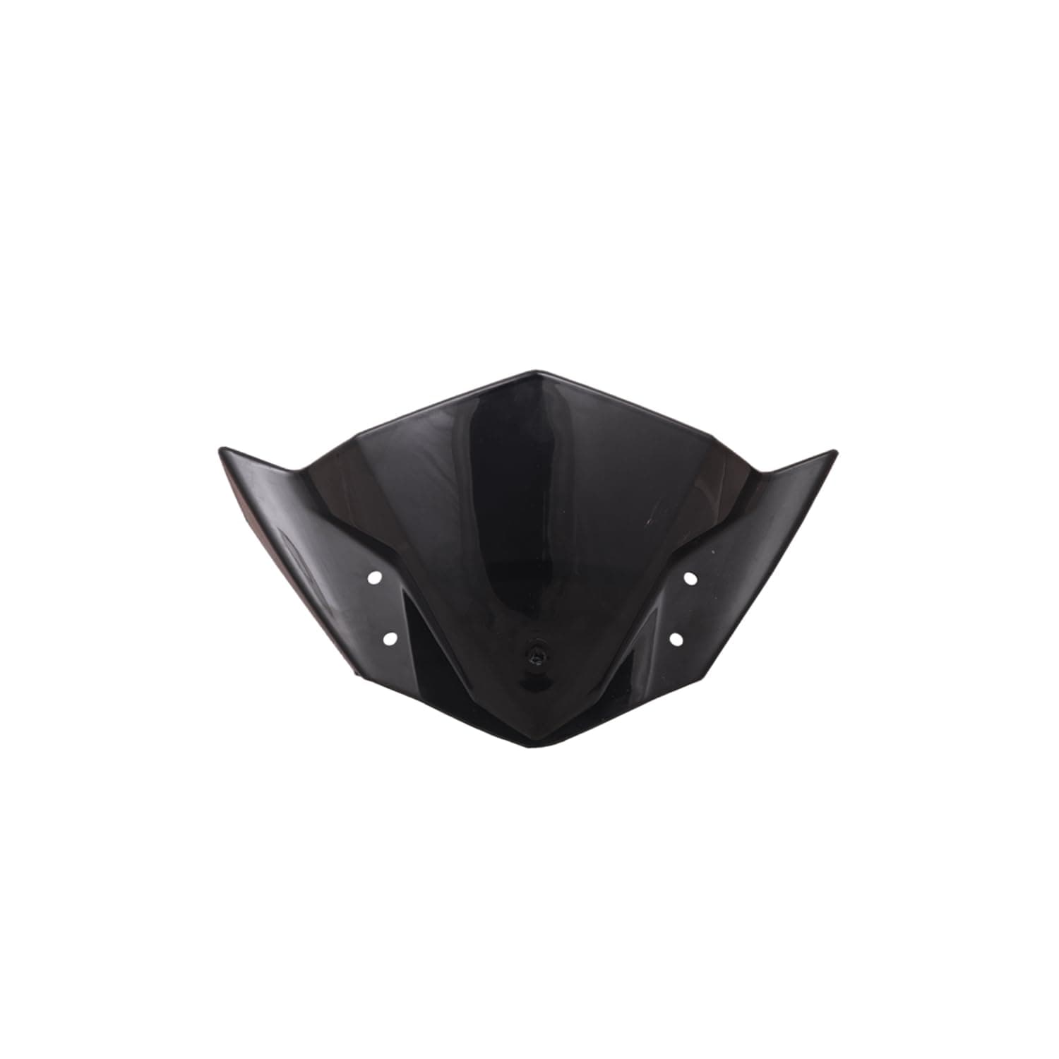 JB Racing Scooter Visor for Universal Glossy Black (Pack of 1)