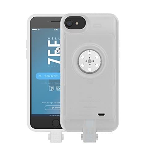 Battery case iPhone 6/6s/7/8- with Built-In 64GB Memory+Battery 2600mAh+Wireless Charging - Clear (Apple Certified)