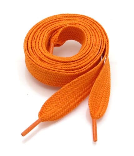 BUCKLE CITYThick Flat 3/4" Wide Shoelaces Solid Color Strings for All Shoe Types - Chunky Fat Laces for Sneakers, Boots
