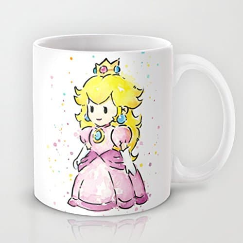 Princess Peach Coffee Cup Unique Coffee Mug Gift Ceramic Material Mug