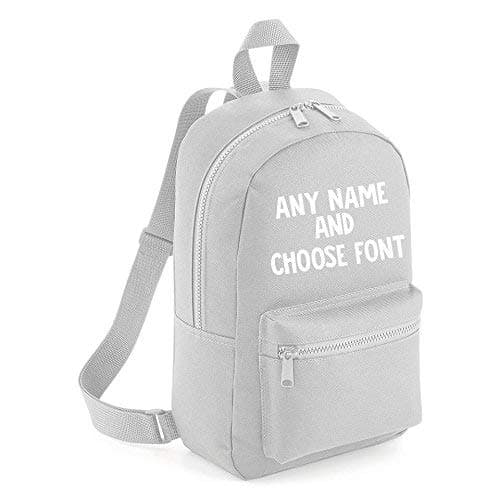 Personalised ANY NAME AND FONT Mini Backpack Rucksack Boys School bags Girls Personalised Bags