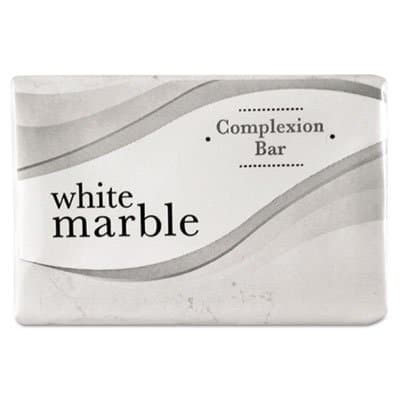 White Marble "Individually Wrapped Basics Bar Soap, .75oz Bar, 1000/Carton" Unit of measure: CT, Manufacturer Part Number: DIA 06009