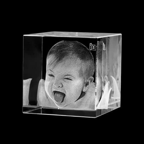 3D Photo Crystal Cube