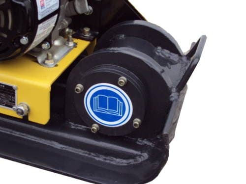 Packer Bros PB137 Plate Compactor, 12" x 18" Plate Size, Honda GX160, Gas Powered, 8" Compacting Depth, 2500 lb. of Force, VPM 5900, 120 lb. Weight