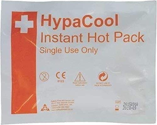 Safety First Aid Accident Emergency Essential Hypacool Instant Hot Pack Compact