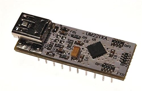 FTDI UMFT221XA-01 Evaluation Module, FT221XQ, USB To SPI, Designed to Plug into Standard 0.3" 24pin DIP Socket