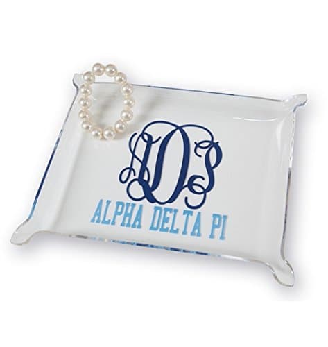 Alpha Delta Pi Acrylic Trinket Tray