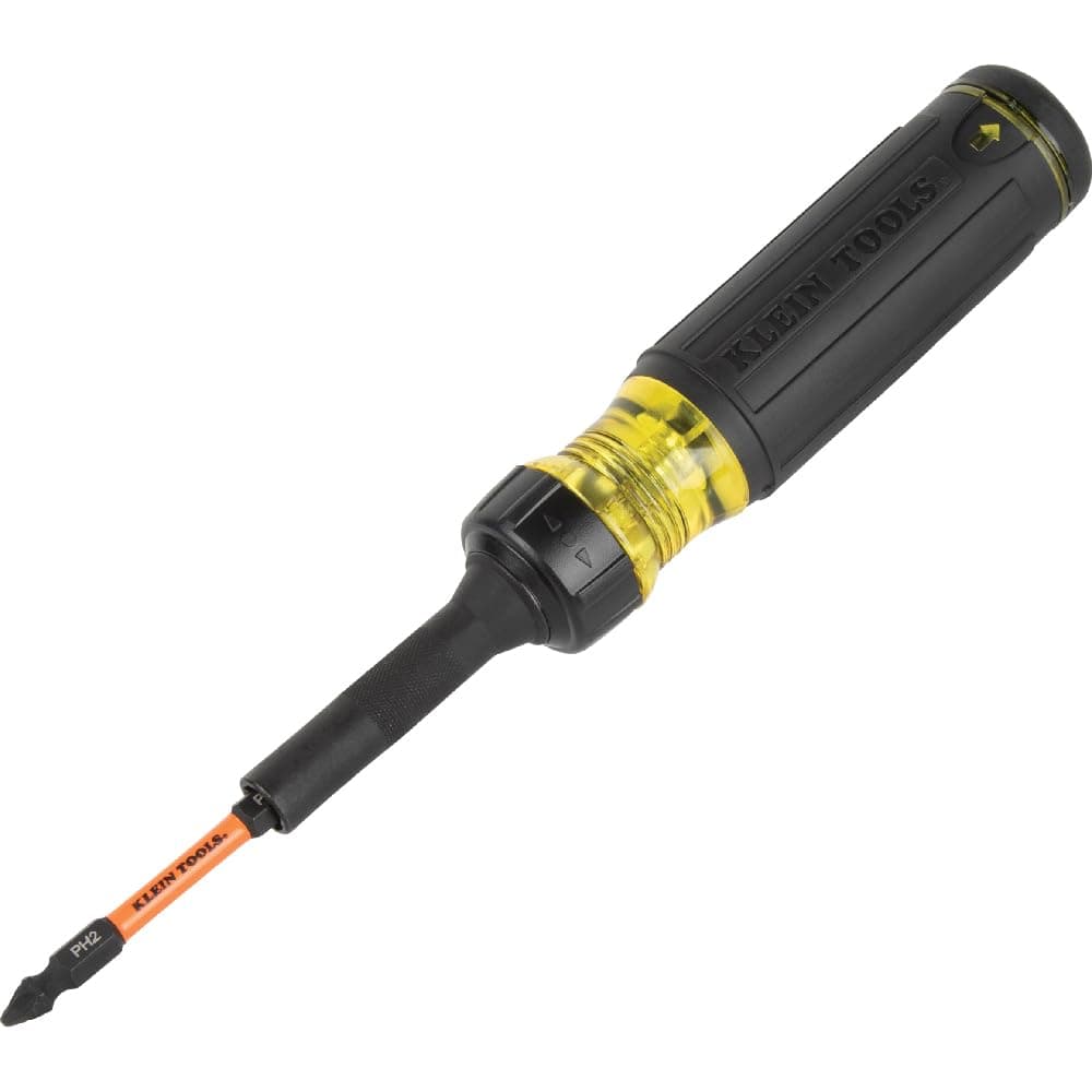 32313HD Multi-bit Ratcheting Screwdriver, 13-in-1 Impact Rated Tool with 6 Double-Ended Tips and 1/4-Inch Nut Driver