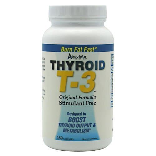 Absolute Nutrition Thyrox T-3 180 caps by ABSOLUTE NUTRTION