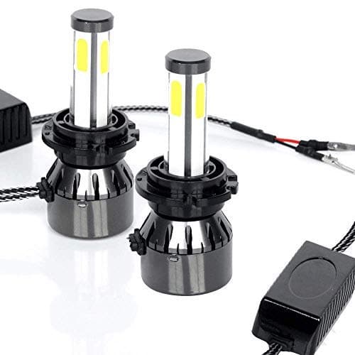 WISWIS 2PCS 4 Sides D2S D4S LED Headlight Bulbs Kit for Nissan Altima 2007-2015 Maxima 2009-2014, For Lexus ES350 GS350 IS250 RX350 LS460 Low Beam