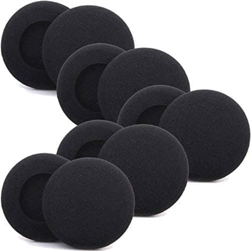 Ear Cushions Foam Replacement for Supra Plus Encore and Most Standard Size Office Telephone Headsets H251 H251N H261 H261N H351 H351N H361 H361N Headphones Disposable Covers, 5 Pairs (10)