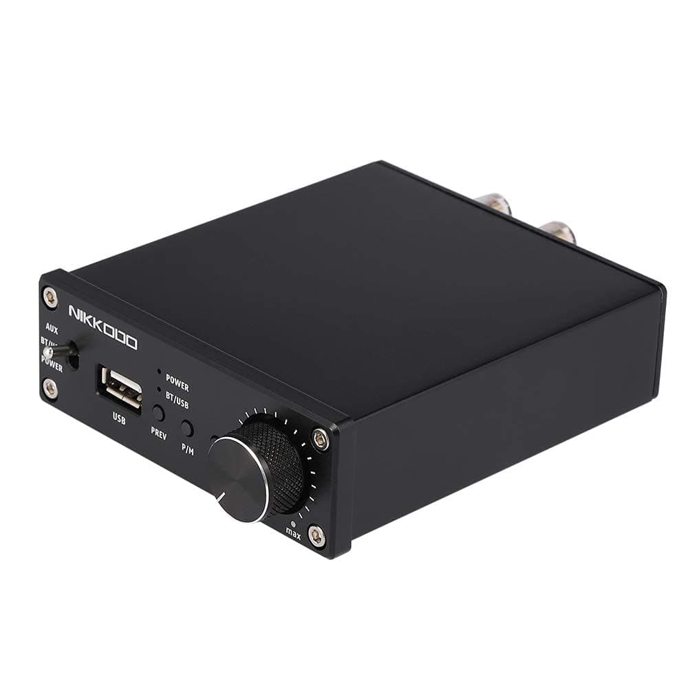 Generic NK-368R Digital Audio Power Amplifier BT 4.0 Mini Audio Receiver Amp Dual Channel 50W + 50W with Power Adapter