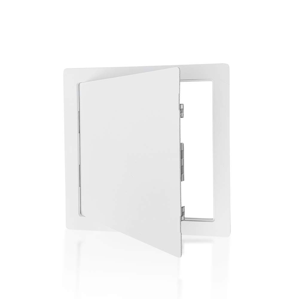 SUMASAI Plumbing Access Panel 12 x 12 Inch With Removable Hinged Door - Reinforced Durable Plastic Drywall Access Door White