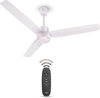 Havells FAB BLDC Ceiling Fan 1200mm, 380 RPM, Savings upto 65%, Reverse Rotation, 4 Modes (Boost, Sleep, Breeze, Mop), Low Wattage 30W, Low Noise, Air Flow:225 CMM, 3 Year Warranty, Blush Ivory