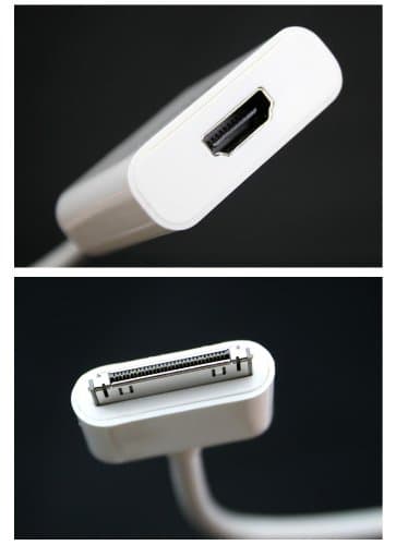 HDMI Conversion -Transforms iPad/iPhone/IPod videos signal to HD-TV/HD-Projector