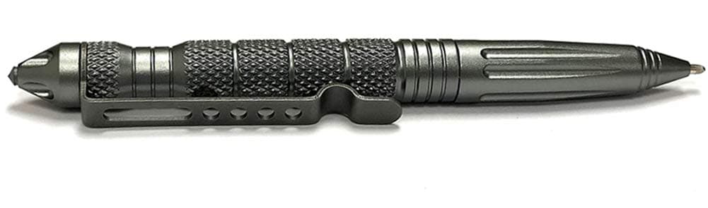 Axmerdal Survival Tactical Writing Pen Multifunctional Practical Portable Camping Tool for Self-Defense, Emergency Glass Breaker Anti-Skid Black