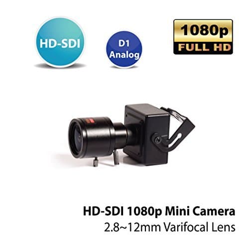 SDI CAMERA, HD-SDI 2.1MP 1080P CCTV Security Mini Camera, 3 Megapixel Grade 2.8~12mm Varifocal HD Lens, True DAY/NIGHT (ICR Filter), OSD Control
