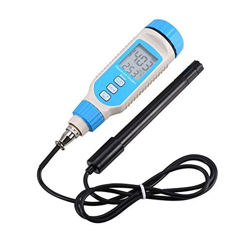 PH Meter Digital Water Quality Tester Dissolved Oxygen Meter Portable Pen Type Ater Quality Tester Dissolved Oxygen Analyzer Handheld Temperature Sensor 0-20.00mg/L Measurement