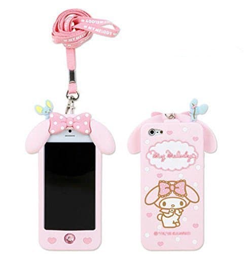 My Melody Phone Case for iPhone 6(4.7") Silicone Cover with Strap ML79