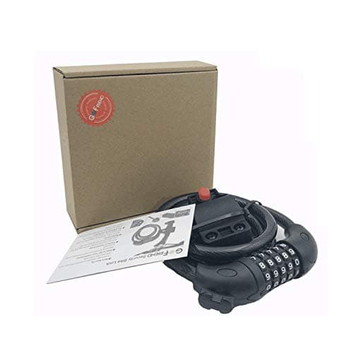 GoFriend Bike Lock High Security 5 Digit Resettable Combination Coiling Cable Lock Best for Bicycle Outdoors, 1.2mx12mm -（ONLY Buy from GoFriendus）