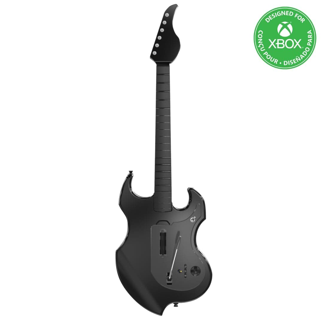 PDP Gaming RIFFMASTER Wireless Guitar Controller for Xbox Series X|S, Xbox One, & Windows 10/11 PC, Black