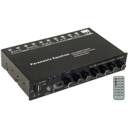 ICBM-RT 4 Band Parametric Equalizer with USB Port - SD Card Slot and Remote Control