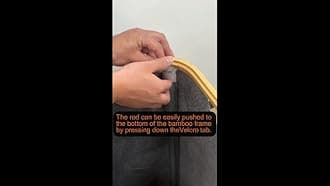 BALEINE Laundry Hamper with Lid, Tall Laundry Baskets with Bamboo Pull Handles, Large Laundry Bin with Internal Support (26 Gal/100L, Antique Foliage)