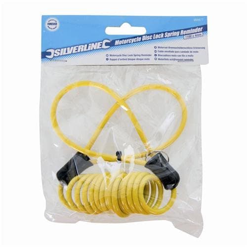 Silverline 955677 Motorcycle Disc Lock Spring Reminder 1100 x 4 mm