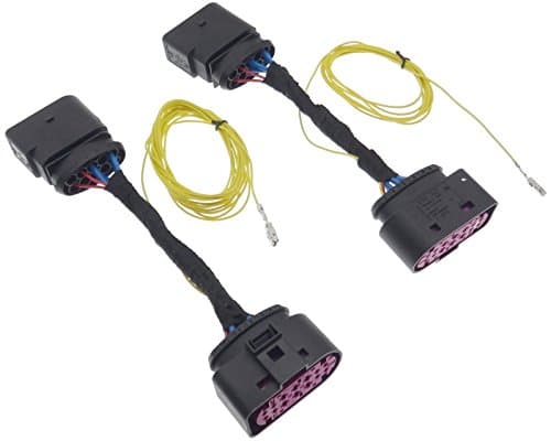 Headlight Adapter Bi Xenon Cable Connector Wiring Harness Connection Cable Compatible with VAG Golf 6 VI