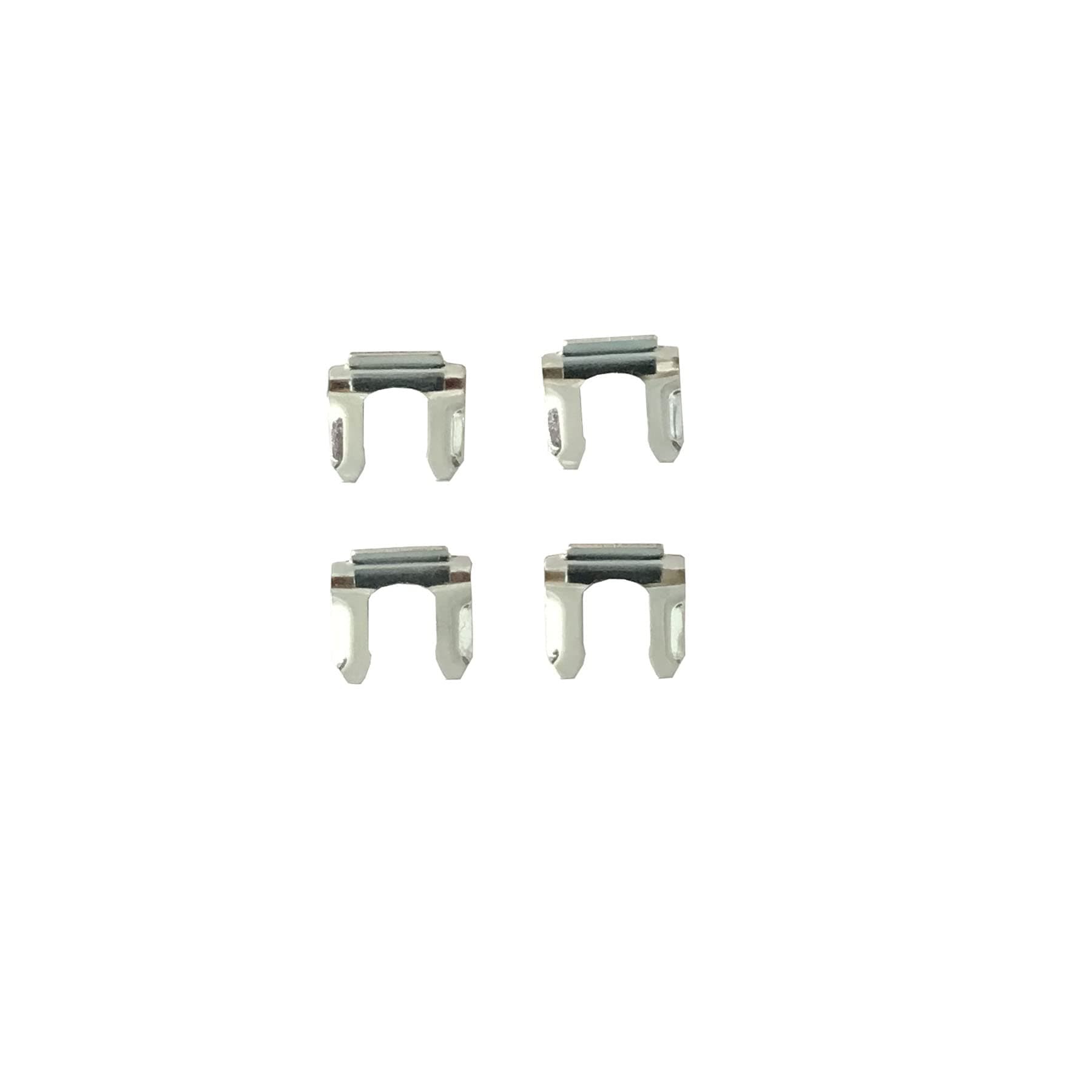 4PCS Metal Brake Cable Flex Hose Line Clips Retainers Bracket Replacement U Shaped Parking Hose Retaining Clip Brake Hose Lock for Cars Trucks Vehicles