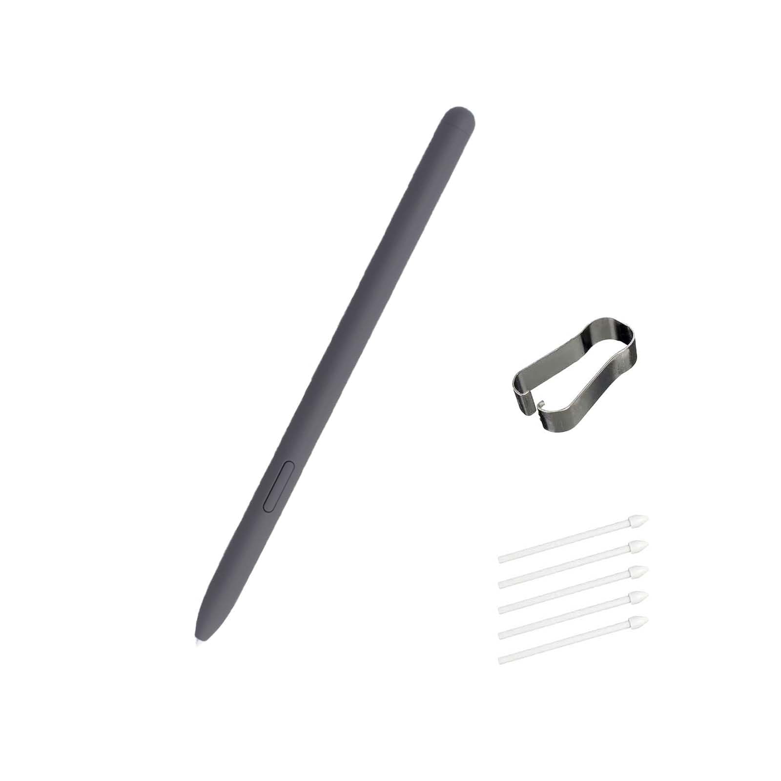 Tab S9 FE S Pen for Samsung Galaxy Tab S9 FE Stylus Pen/ S9 FE+ Pen / S9 /S9 FE Plus/ S9+ S Pen with Nibs Replacement Stylus,WithoutBluetooth(Grey)