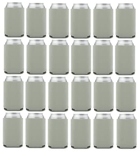 Can Cooler Sleeves Blank Poly Foam (48, Frost)