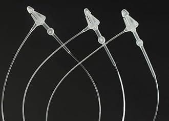 3 Inch 3000 Pcs Plastic Fasteners Hang Tags Clear Snap Lock Pins Security Loop Price Tag Pins Safety Ring Ties for Retail Store Clothing Accessory(3" 3000pcs, Clear)