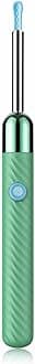 Ear Canal Cleaner with Camera - Earwax Remover Tool - Ear Cleaning Kit - Ear Camera for iOS & Android (Green)