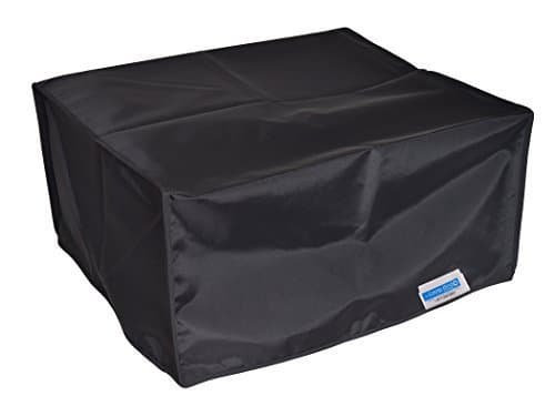 Printer Dust Cover for Epson WorkForce ET-4750 Eco Tank All-in-One Printer. Black Nylon Anti-Static Dust Cover By Viziflex Seels, Dimensions 14.8''W x 13.7''D x 9.1''H''