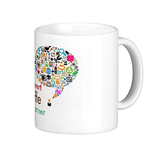 louDEING Introvert Coffe Partners Classic White Coffee Mug