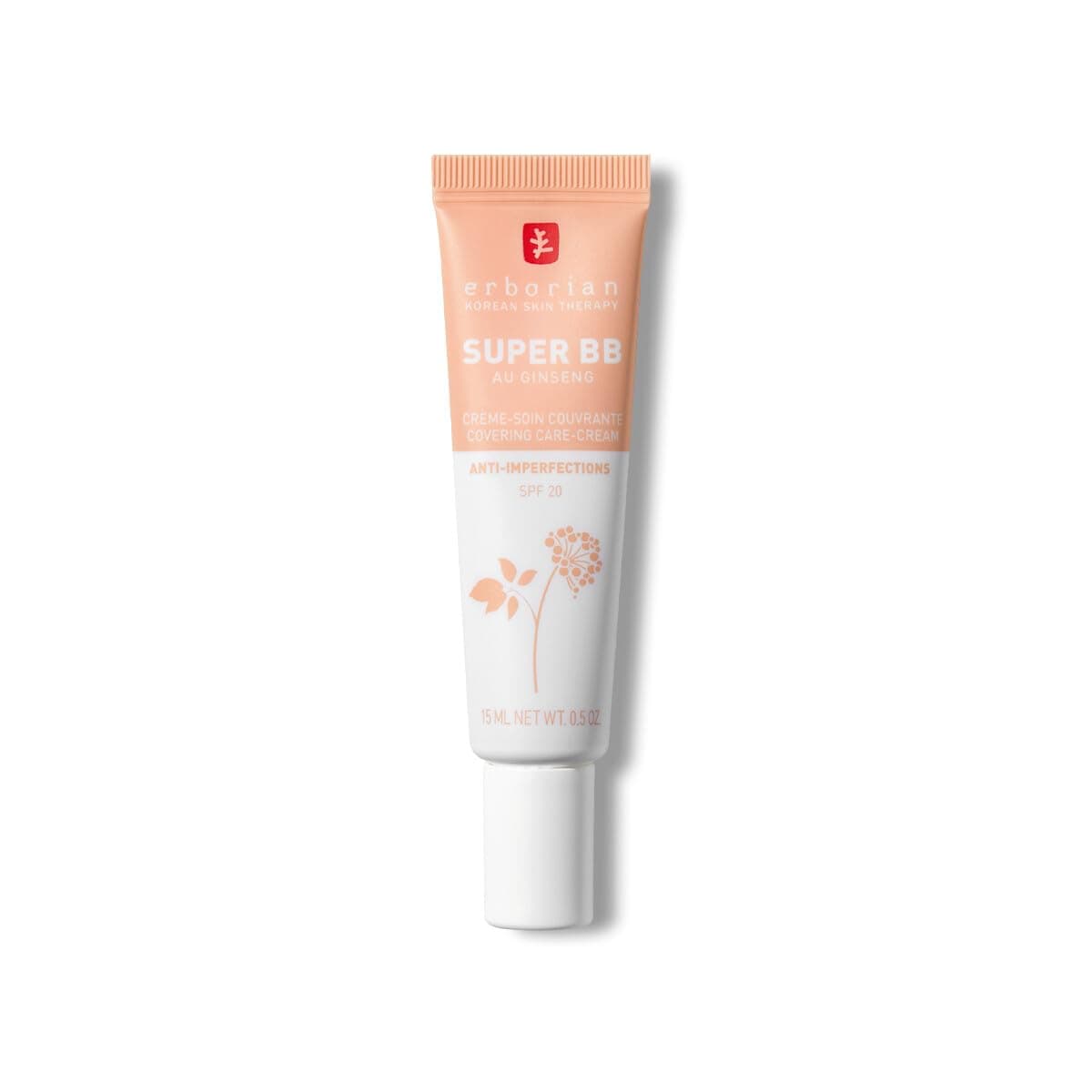Super BB Cream with Ginseng - Full coverage BB cream for acne prone skin