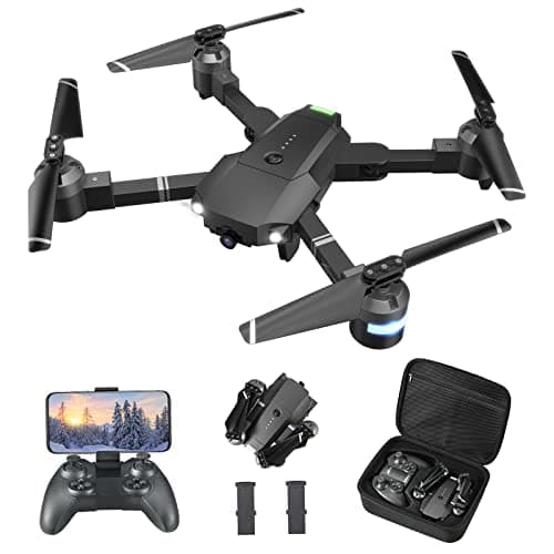ATTOP Wifi Fpv Drone With Camera 720P Hd, Rc Drones For Beginners With Gravity Control/Voice Control/Trajectory Flight/App Control/Altitude Hold, Best Beginner Drone Gray