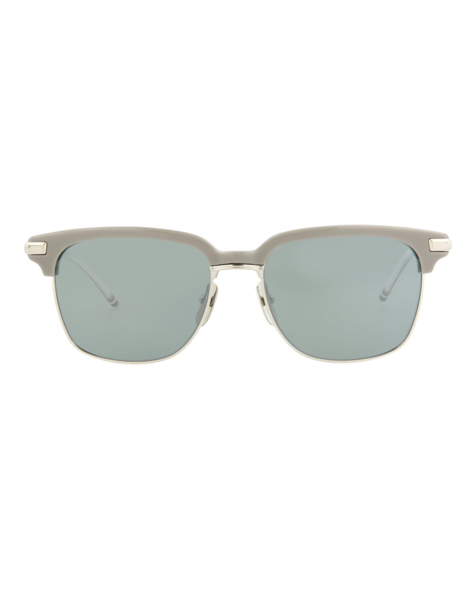 TB-713 Sunglasses Grey-White Back - Silver 55mm