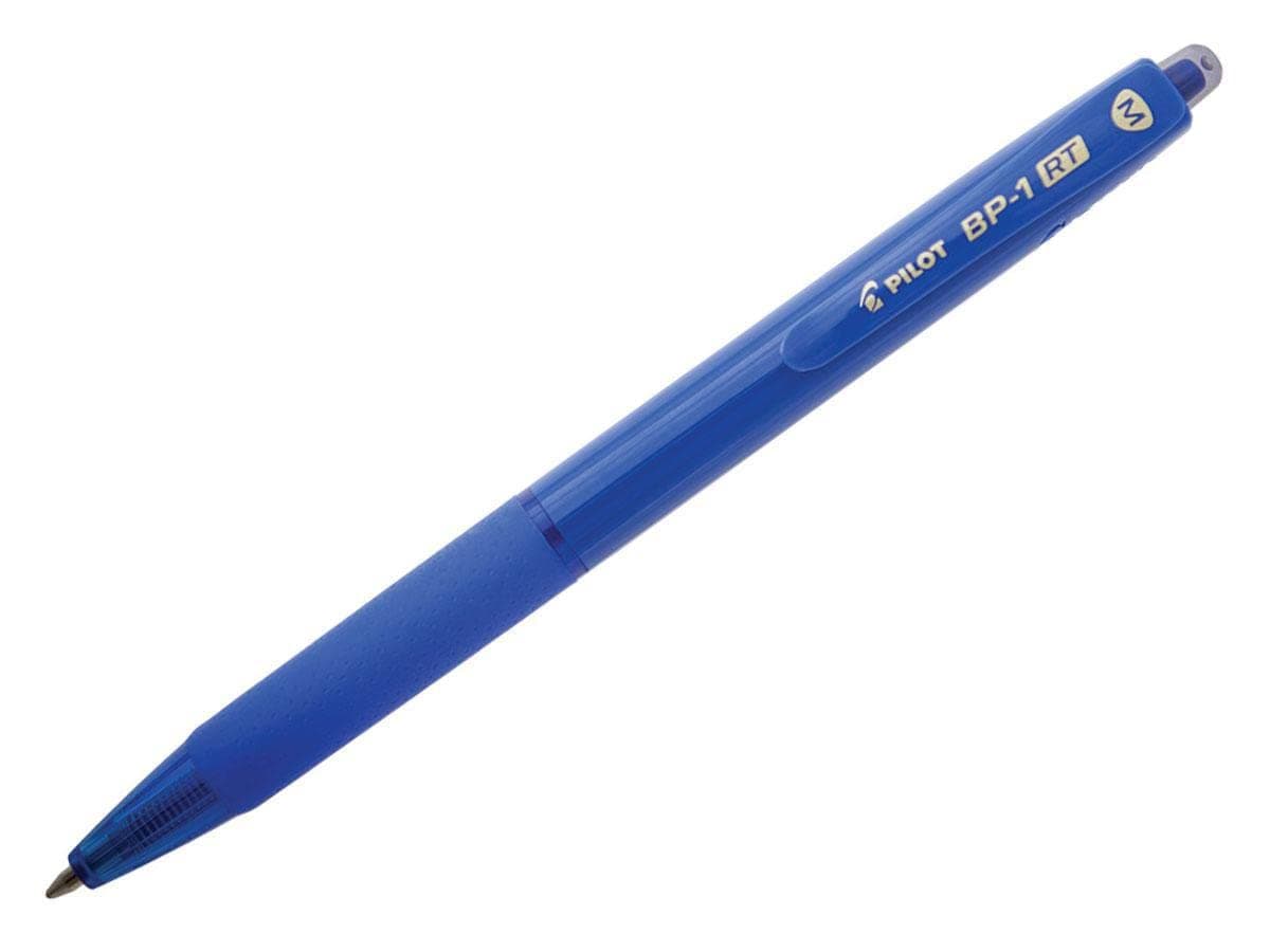 Rubberized Retractable Pen x 12 Units, 2410046AZ, Blue