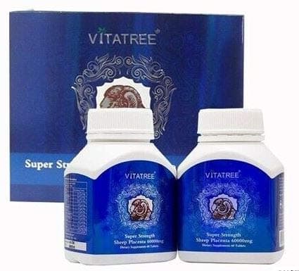 Vitatree Premium Sheep Placenta 60000Mg 2x60 Tablets
