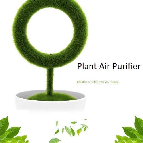 Oxio Desktop Mini Air Purifier | Filterless Negative Ion Generator | Office, Bedroom & Travel - Portable Ioniser - USB | Effectively cleans Air and removes Pollutants, Smoke, Dust and other particles