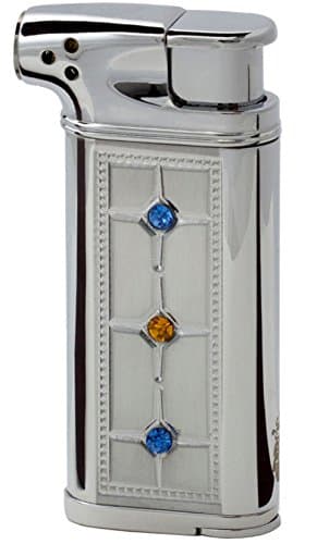 Lilka Classica Tobacco Pipe Lighter - 45 Angle Flame - With Pipe Tool - Easy One Push Light