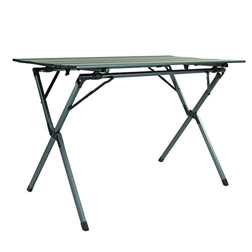Onway Aluminum Portable Folding Premium Roll Table - Grey | Camping Table | Outdoor Table