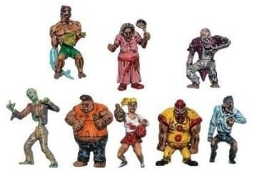 Complete Set of 9 Fully Colored Toys